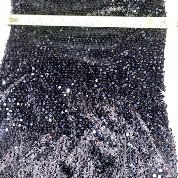 Express black Sequin night mini dress size XS - Picture 6 of 7